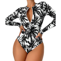Print Diving Suit Beach Sexy Swimsuit Bikini Foreign Trade One Piece Swimsuit