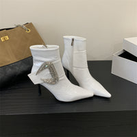 Rhinestone Sexy High-Heel Fashion Boots For Women