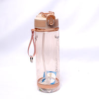 Large Capacity Sports Water Bottle Straw Cup Plastic Portable