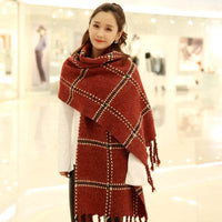 Fashion all-match lady big shawl scarf