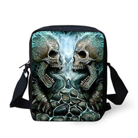European and American Skull Children's Messenger Bag