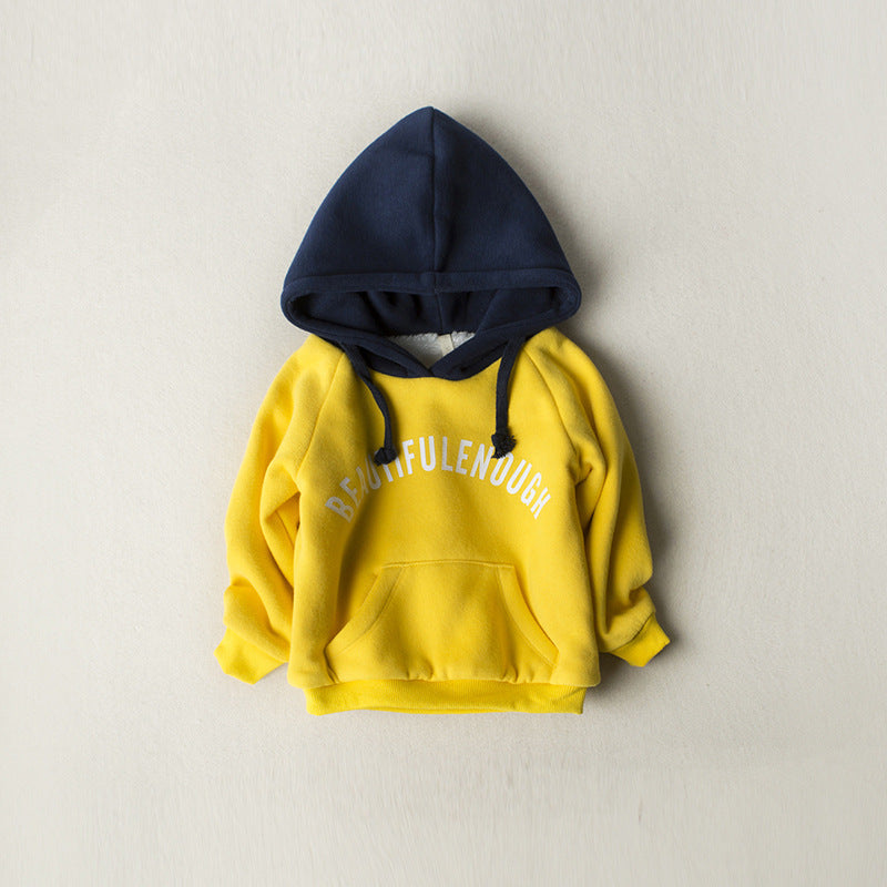 Boys thick hooded sweatshirt