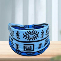 Headscarf African Print Hair Band Elastic Women Sports Yoga Hair Band Wide Brim
