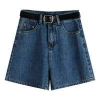Women's High Waist Summer Retro Denim Shorts