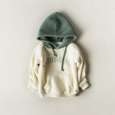 Boys thick hooded sweatshirt