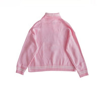 Strawberry pink soft girl sweater