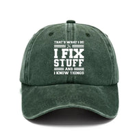 Washed Print Denim Baseball Cap Retro Versatile Soft Top Hat
