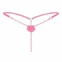 Pearl Massage T Pants Rose Thong Panties