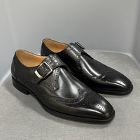 Summer  Business Leather  Broch Carved Cowhide Men's Shoes