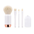 Retractable double head makeup brush