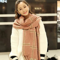 Fashion all-match lady big shawl scarf