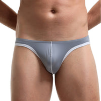 Men's  Low Waist Ice Silk Underwear