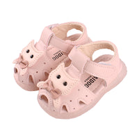 Transparent non-slip rubber toddler shoes