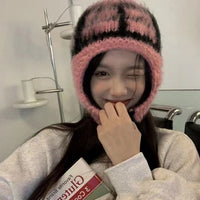 Women's Fashion Warm Ear Protection Woolen Knitted Hat