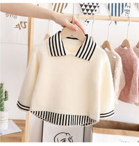 Fashion Simple Children's Solid Color Bottoming Sweater