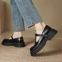 Vintage Mary Jane Hepburn Style T-strap Pumps Women