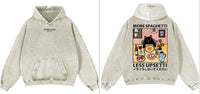 Heavyweight Washed And Distressed Loose Batik Sweatshirt