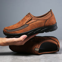Plus Size Men's Shoes Fashionable Breathable Business British Style Lazy Casual