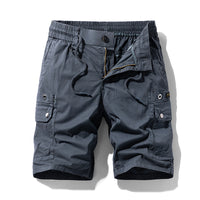 Casual Pants Men's Summer Thin Men's Overalls Men's Cotton Multi-pocket Trousers Teen Trend Wear-resistant Straight-leg Pants