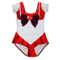 Digital Printed Sleeved One Piece Swimsuit