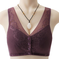 Fashion New Lace Front Buckle Women's Bra