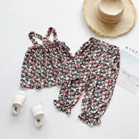 Chiffon vest trousers children's clothing summer new Korean version