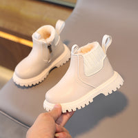 Winter Fleece-lined Children's Fashion British Booties