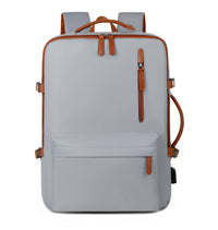 Business Travel Laptop Bag With Dual-Shoulder USB Charging Port