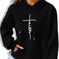 Womens Fashionable 3D Digital-print Hoodie