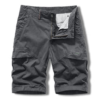 Elastic Men's Solid Color Casual Shorts