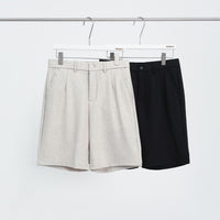 Men's Simple Solid Color Casual Cotton Linen Shorts