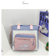 Female Junior High School Student Large Capacity Good-looking Backpack