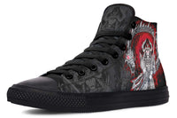Printed Couple High Top Canvas Shoes