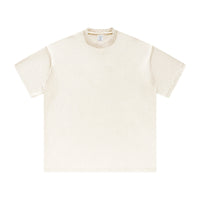 American Retro Trendy Washed Distressed Short Sleeve
