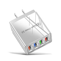 Simple Luminous 4USB Mobile Phone Charger