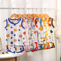 Casual New Children's Vest Suit Summer Cotton