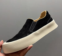 Soft Leather White Soft Bottom Casual Shoes