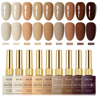 UV Polish Khaki Deerskin Brown Nail Salon Popular Color