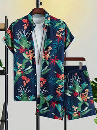 Amazon Men's Summer Suit Ice Breathable Casual Suit Shirt Men's Shirt