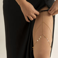 Leisure Beach  Pearl Leg Ring Body Chain