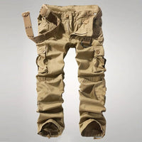 Men's Overalls With Multiple Pockets Loose And Wear-resistant Casual