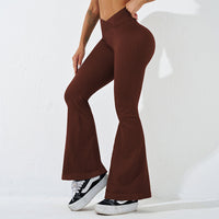 Seamless High-waist Wide-leg Pants Workout Yoga Pants