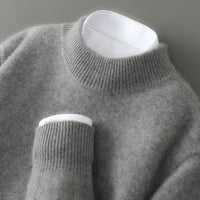 Men's Half-high Collar Thickened Loose Pullover