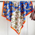 Fashion Printed Silk Scarf Twill Silk High Quality Square Scarf