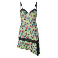 Sexy Floral Lace Trim Dress For Women