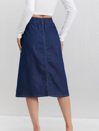 Womens Casual Denim Skirt
