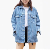 Baggy Casual Jacket Long Sleeve Plus Size Top