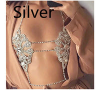 European And American Se Xy INS Female Bloggers With The Same Body Chain Suit Chain