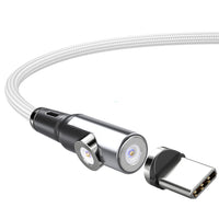 Straight-bent two-in-one magnetic data cable