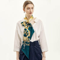 Silk double-layer double-sided ribbon